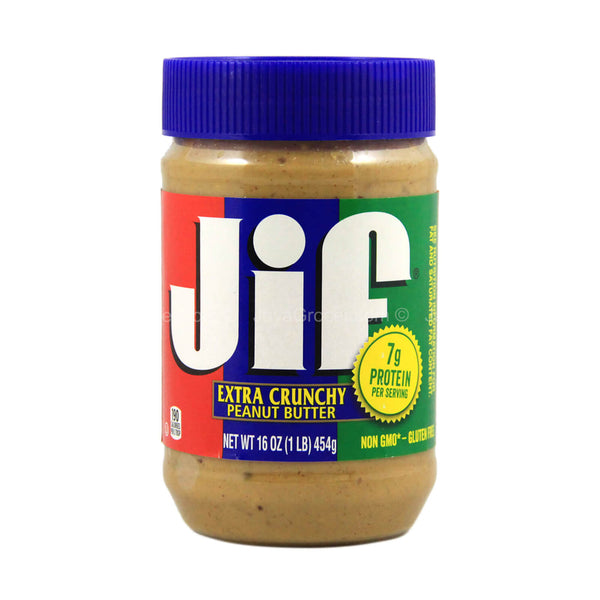 Jif Extra Crunchy Peanut Butter Spread 454g