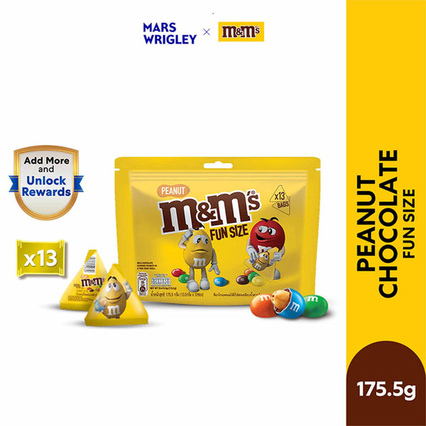 M&Ms Funsize Peanut Chocolate Candies 175.5g (highest price)