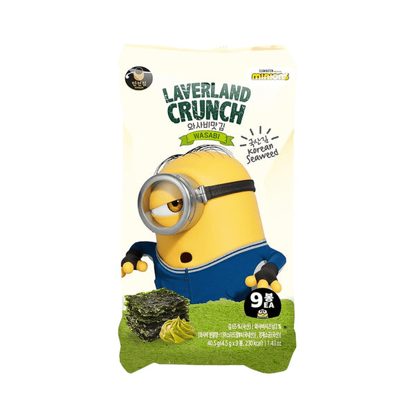 Manjun Laverland Crunch Wasabi Seaweed Snack 40.5g (highest price)