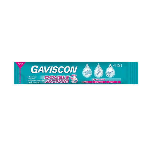 Gaviscon Double Action Liquid Sachet 10ml (highest price)