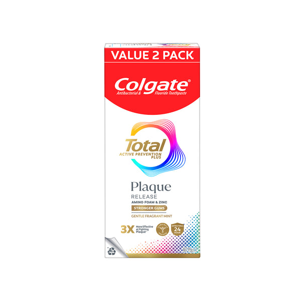 Colgate Total Plaque Realase Gentle Fragrant Mint Toothpaste 95g x 2 (highest price)