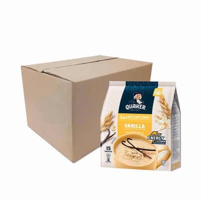 Quaker 3 in 1 Vital Vanilla Cereal Drink 28g x 14