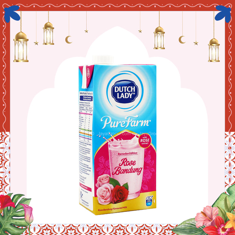 Dutch Lady Rose Bandung UHT Milk 1L