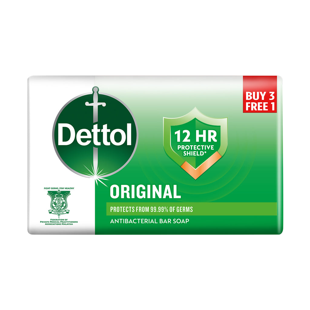 Dettol JUMP Body Soap Original 3+1 100g+60g