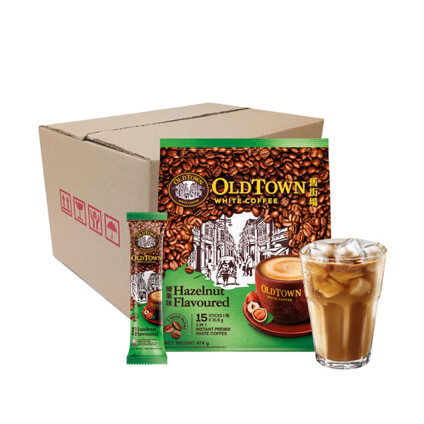 Old Town Hazelnut Flavoured Instant 3-in-1 Premix White Coffee 31.6g x 15 (highest price)