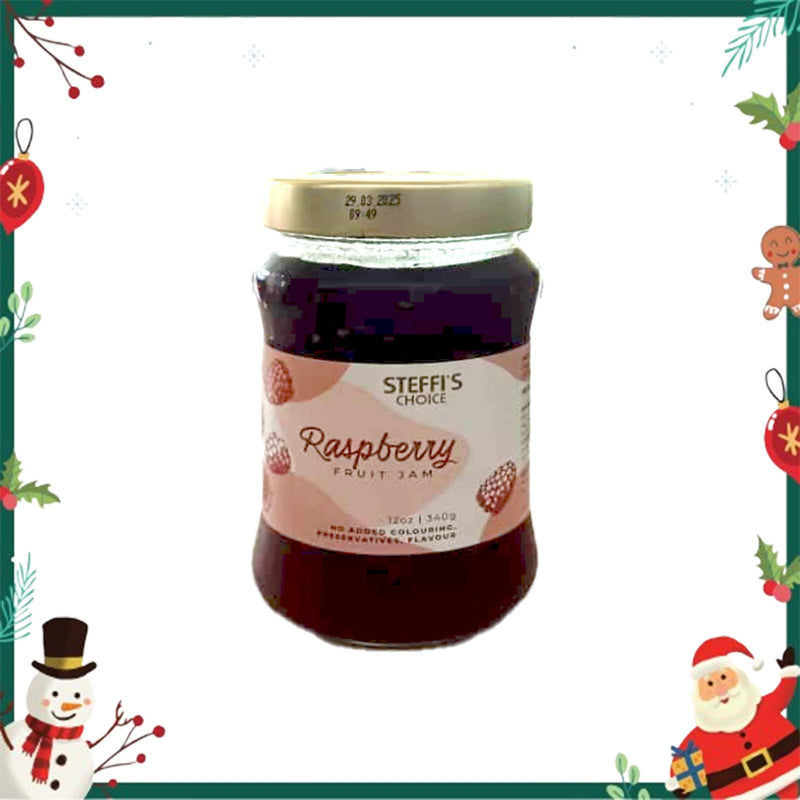 Steffis Choice Raspberry Jam 340g