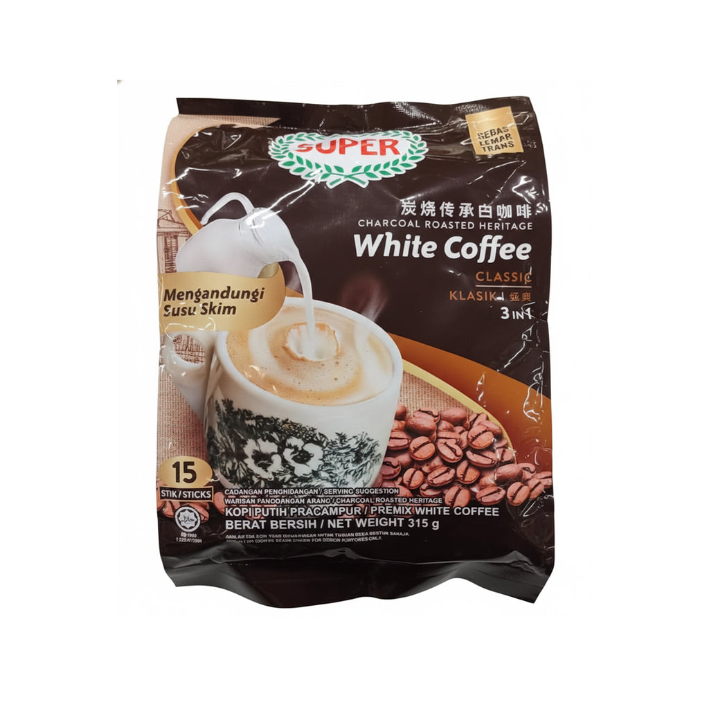 Super Charcoal 3 in 1 Roasted White Coffee 40g x 15