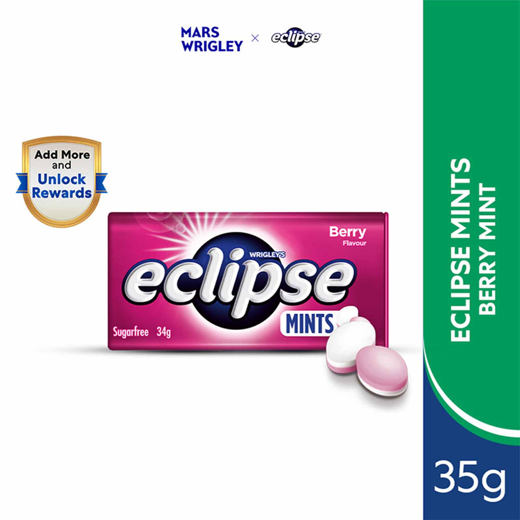 WrigleyÃ¢â‚¬â„¢s Eclipse Berry Flavour Sugar Free Mints 35g