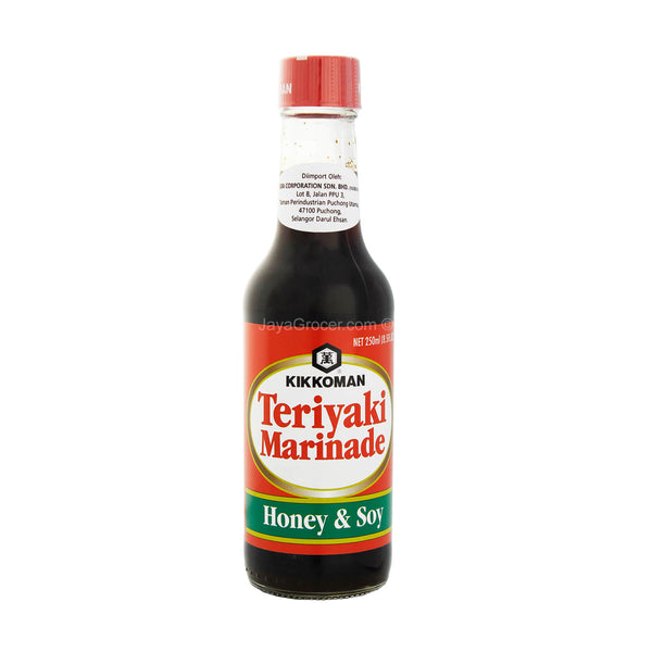 [Non-Halal] Kikkoman Teriyaki Marinade Honey & Soy Sauce 250ml (highest price)
