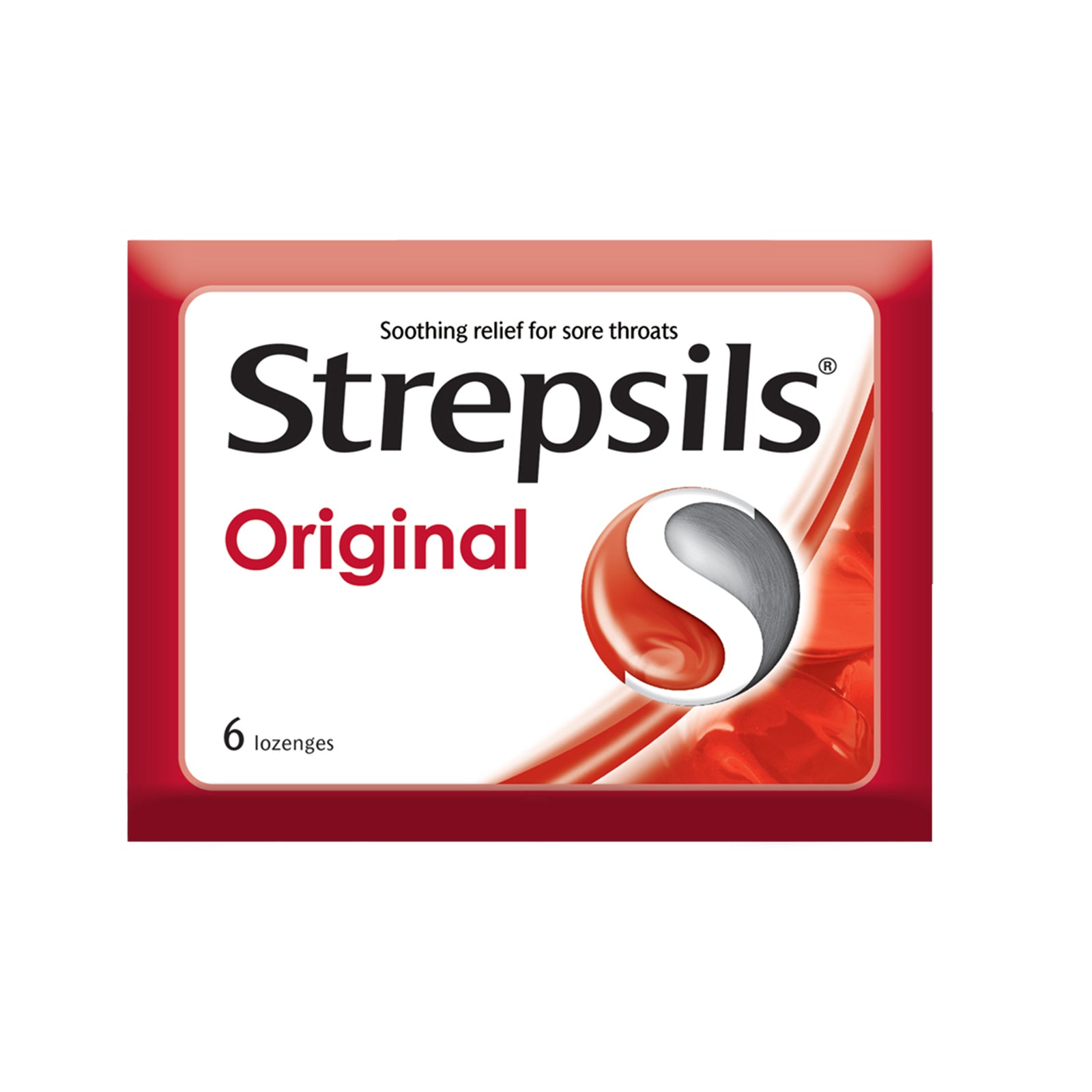 Strepsils Lozenges for Sore Throats Original Regular 24pcs/pack