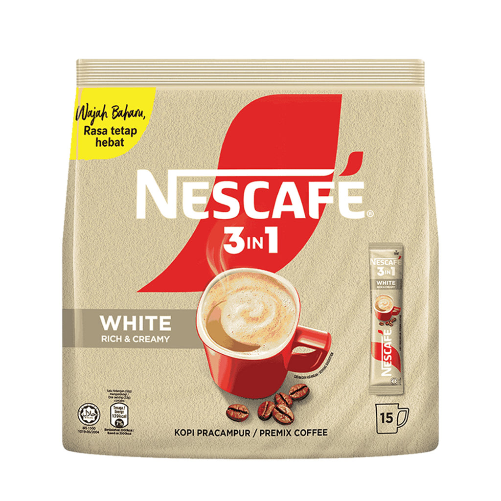Nescafe Blend & Brew 3 In 1 Instant White Coffee 32g x 15