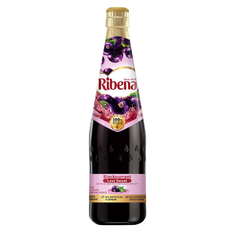 Ribena Less Sweet Blackcurrant Cordial 1L