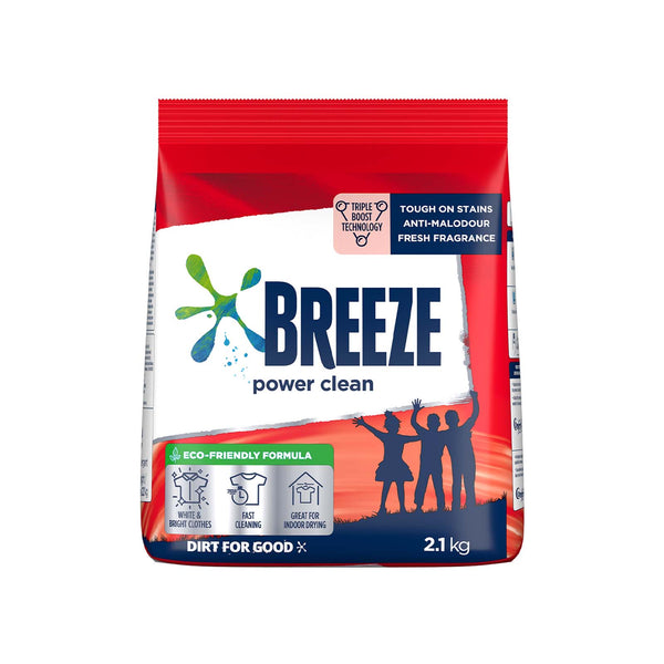 Breeze Detergent Powder Power Clean 2.1kg (highest price)