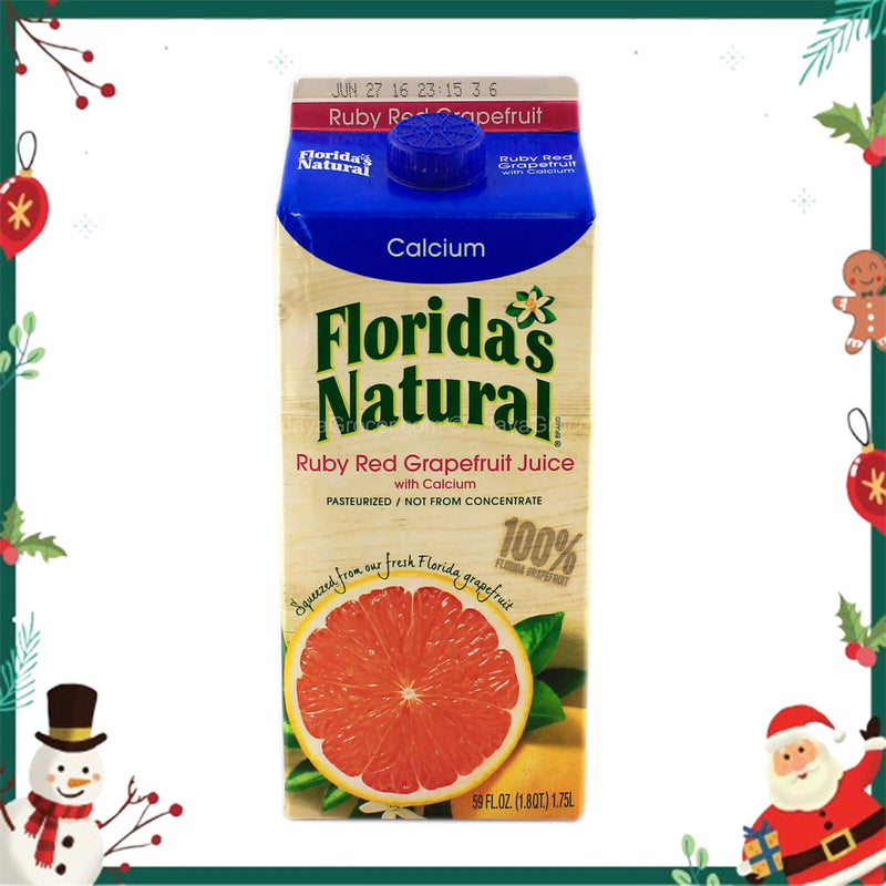 Floridas Natural Ruby Red Grapefruit Juice With Calcium 1.5L