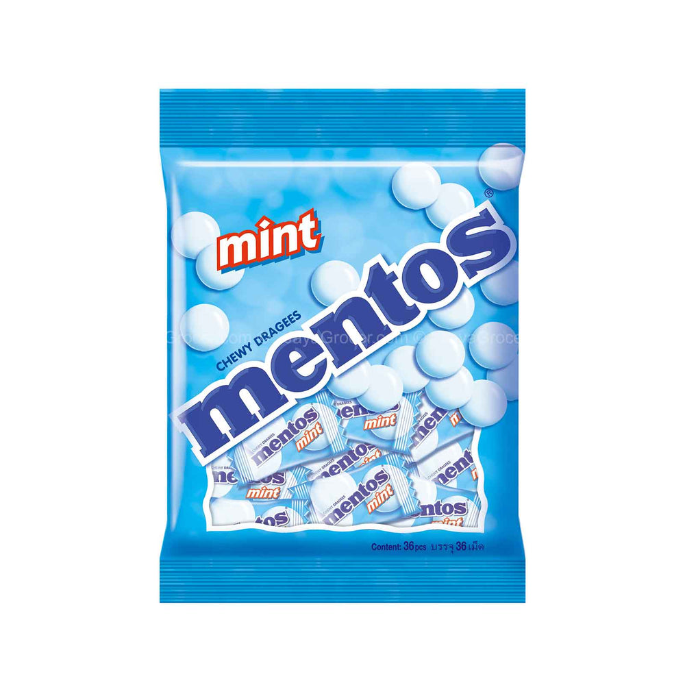 Mentos Pouch Bag Mint Flavour Candy 97.2g