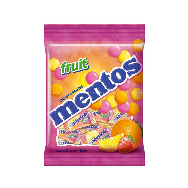 Mentos Pouch Bag Mixed Fruit Flavour Candy 97.2g (highest price)