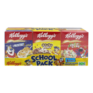 Kelloggs Fun Pack Breakfast Cereal 170g x 6
