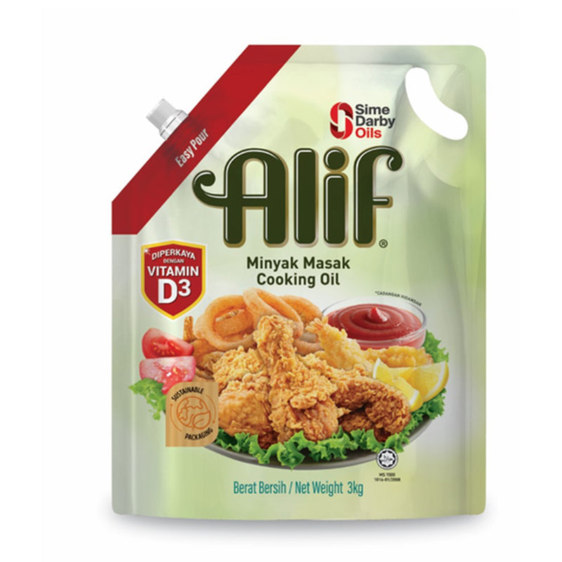 Alif Cooking Oil Ecopax 3kg