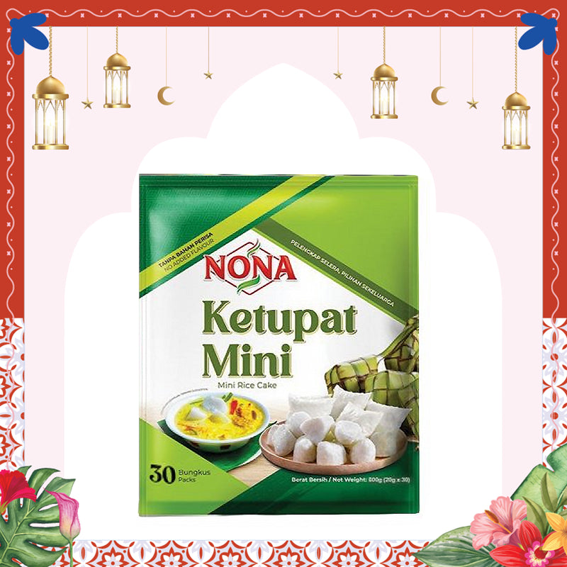 Nona Malaysia Satay Rice Cake Mini (Ketupat Mini) 20g x 30