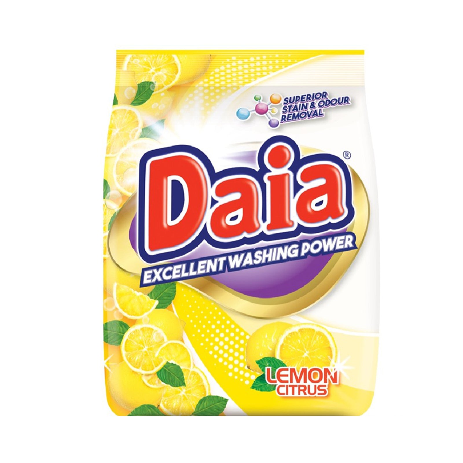 Daia Powder Detergent (Pouch) Lemon 750g