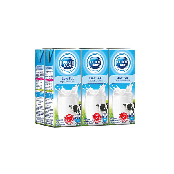 Dutch Lady UHT Low Fat Milk 200ml x 6 (highest price)