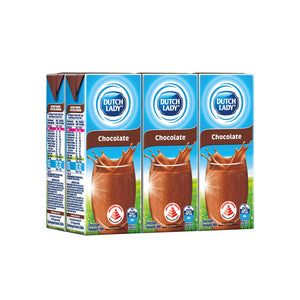 Dutch Lady UHT Milk Chocolate Flavour 200ml x 6