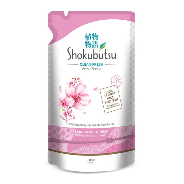 Shokubutsu Sakura Whitening Clean Fresh Shower Foam 500g (highest price)