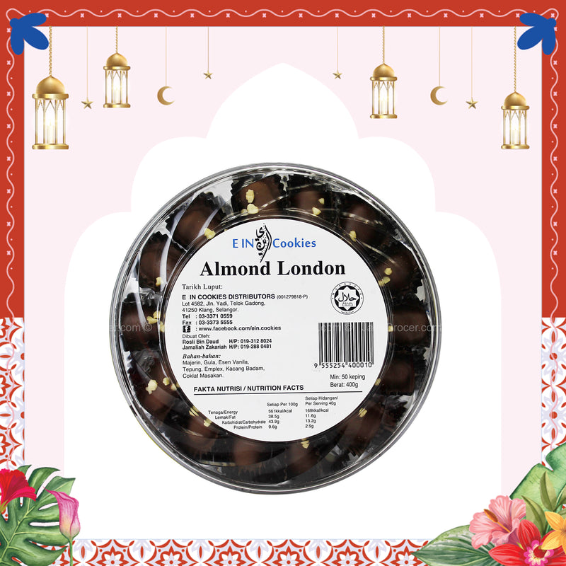 E-In Almond London Cookies 400g