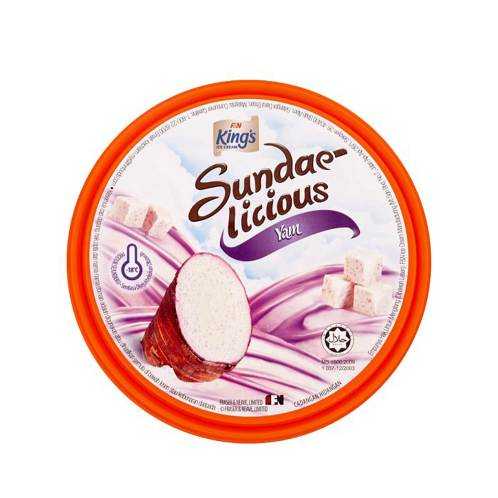 Kings Sundae Licious Yam Ice Cream 800ml