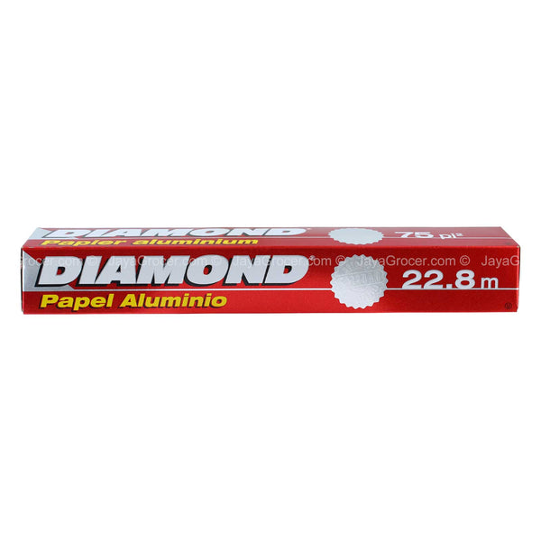 Diamond Aluminium Foil 75feet 22.8m x 30.4cm 1pack