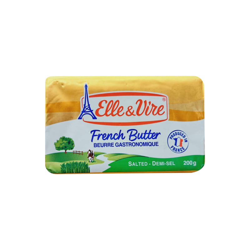 Elle & Vire Salted Butter 82% Block 200g