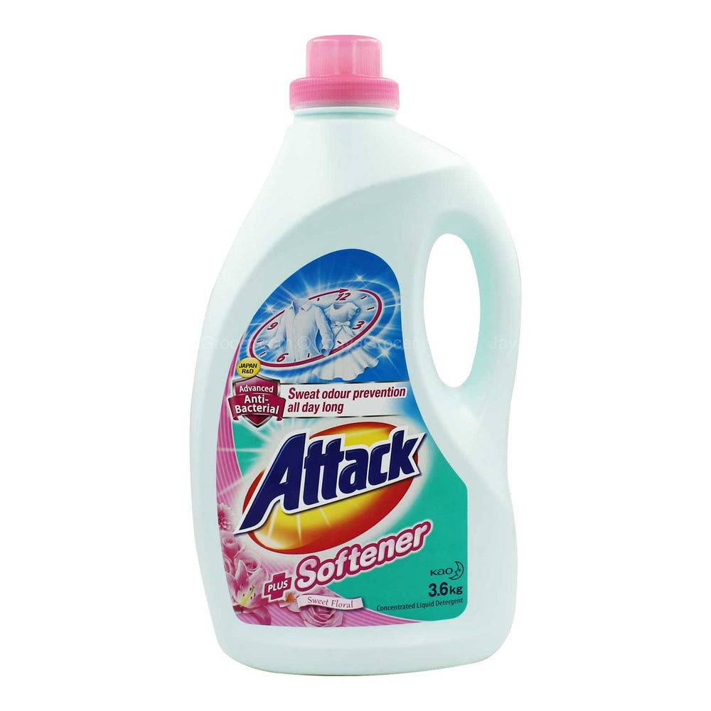 Attack Plus Softener Detergent Liquid 3.6kg