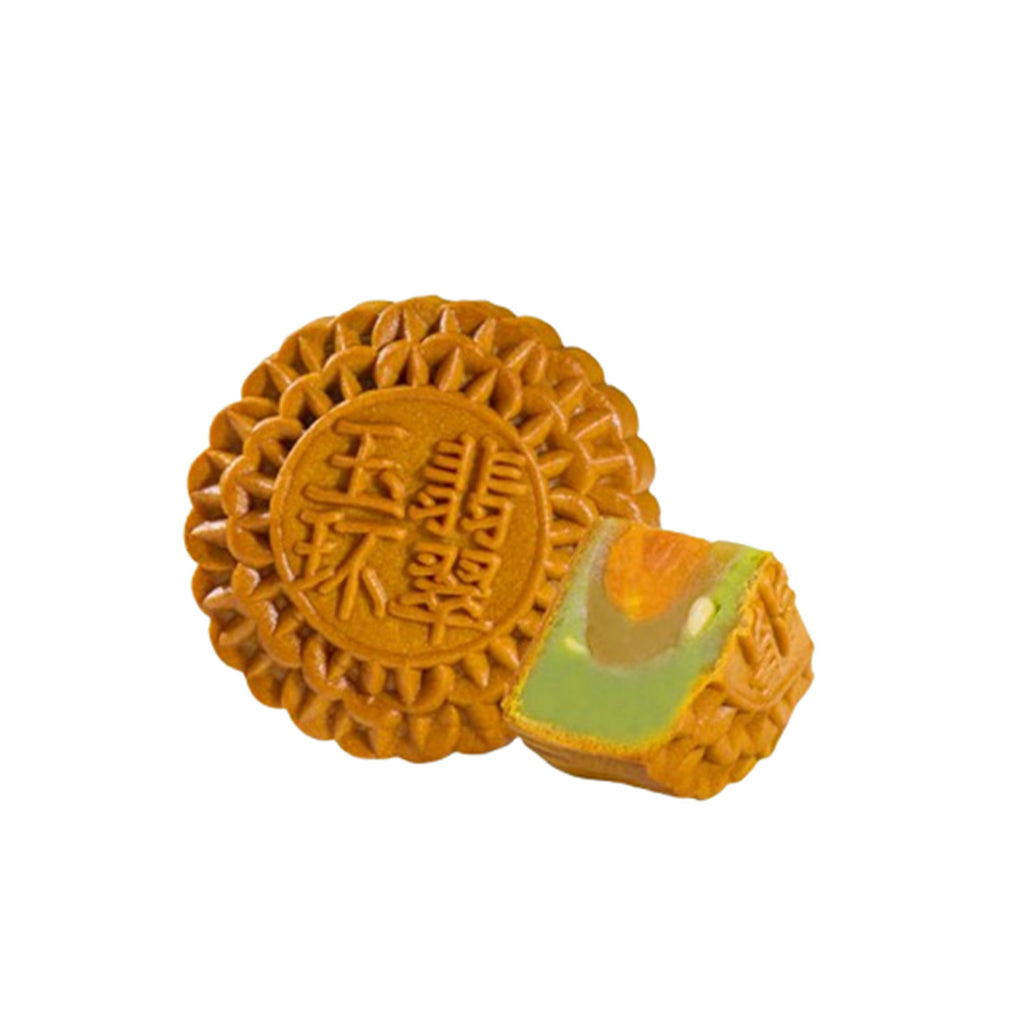 Yu Ai Pandan Salted Mung Bean 1 Yolk Mooncake 1unit