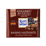 Ritter Sport Raisin and Hazelnut Chocolate Bar 100g