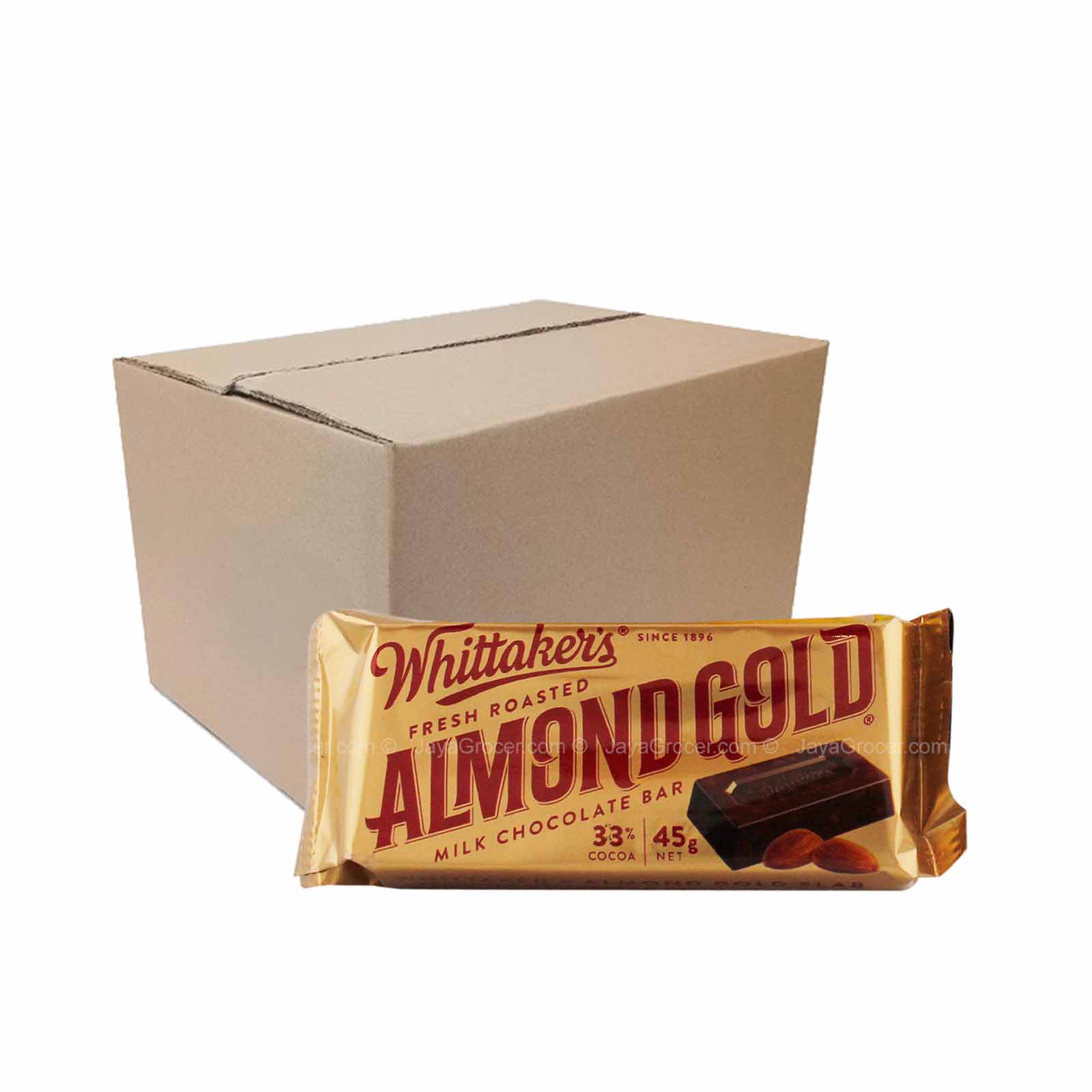 Whittakers Almond Gold Slab 45g