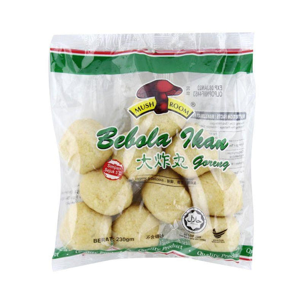 Mushroom Fried Fish Balls Large (Bebola Ikan Goreng) 230g (highest price)