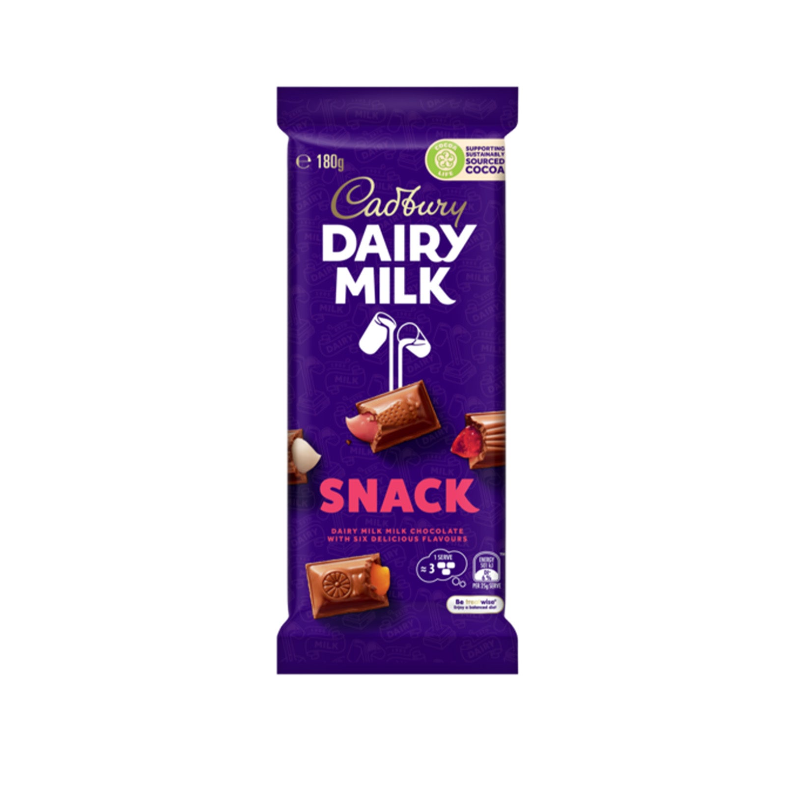 Cadbury Black Forest Chocolate Bar (Australia) 180g