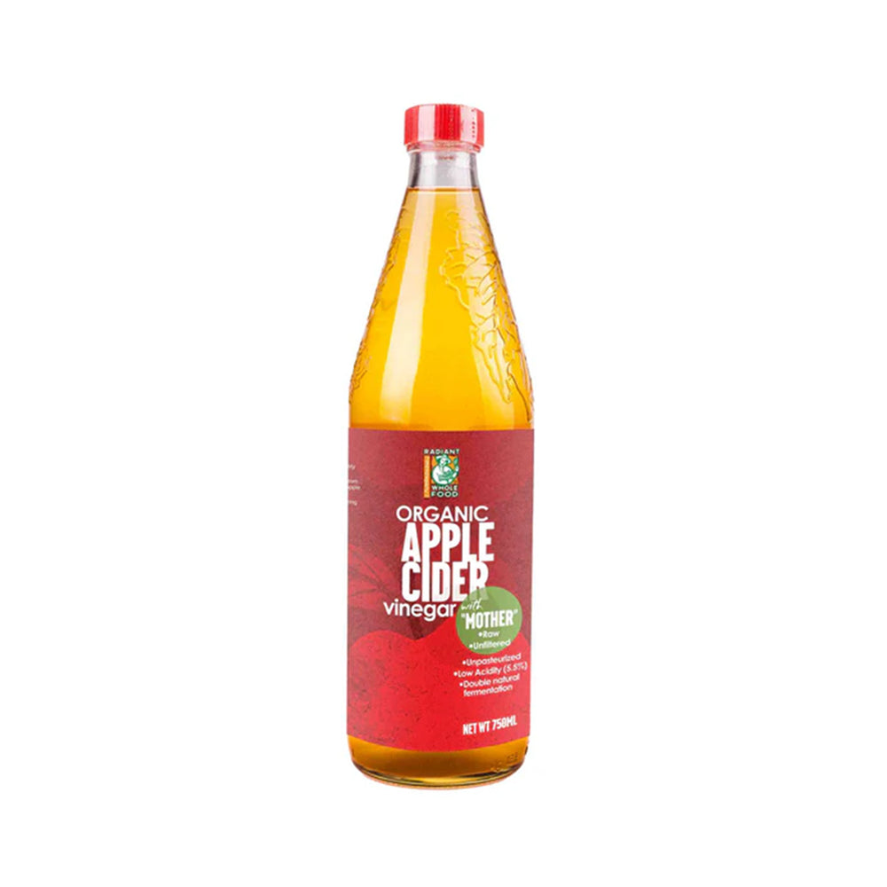 Radiant Organic Apple Cider Vinegar 750ml