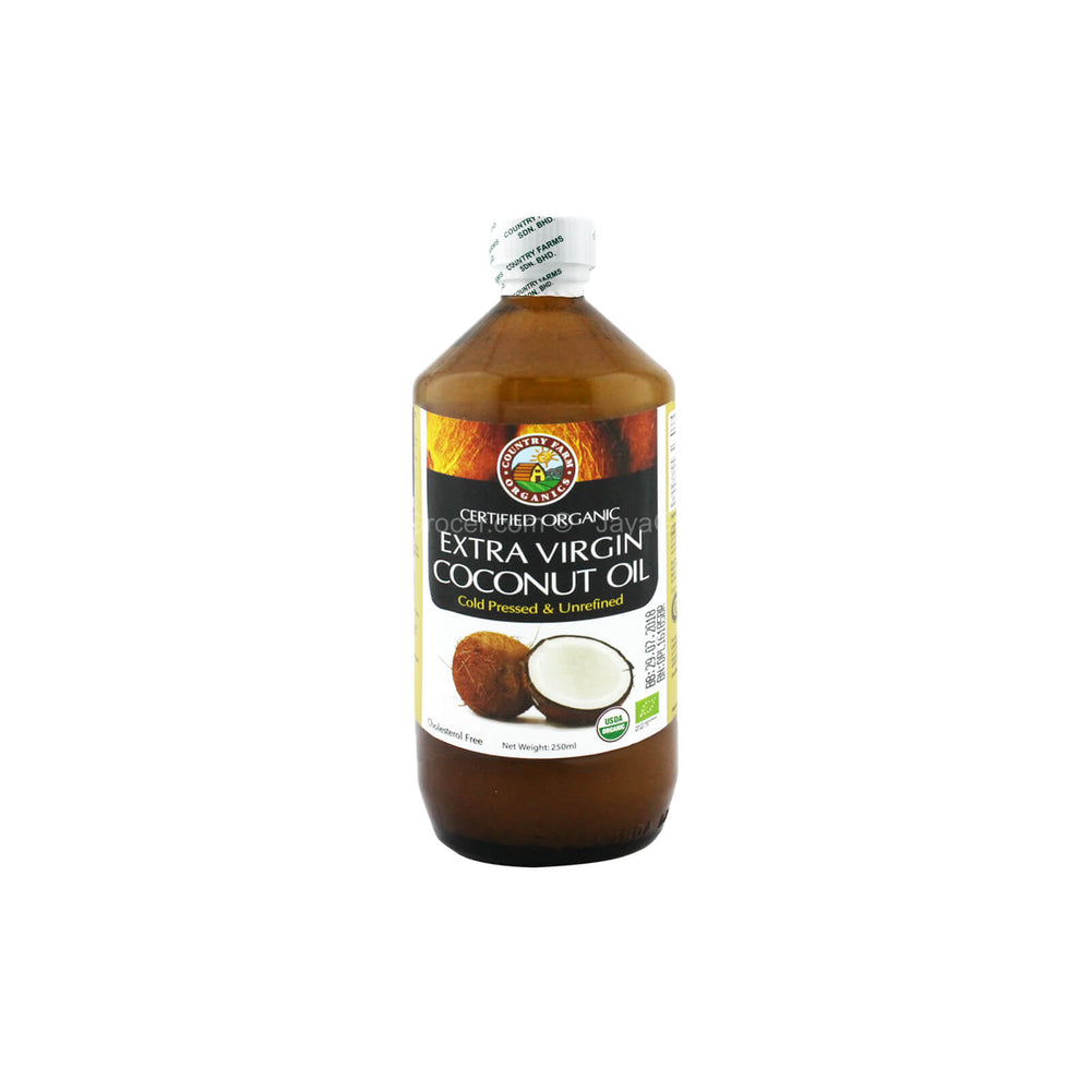 Country Farm Organic Extra Virgin Coconut Oil 250ml