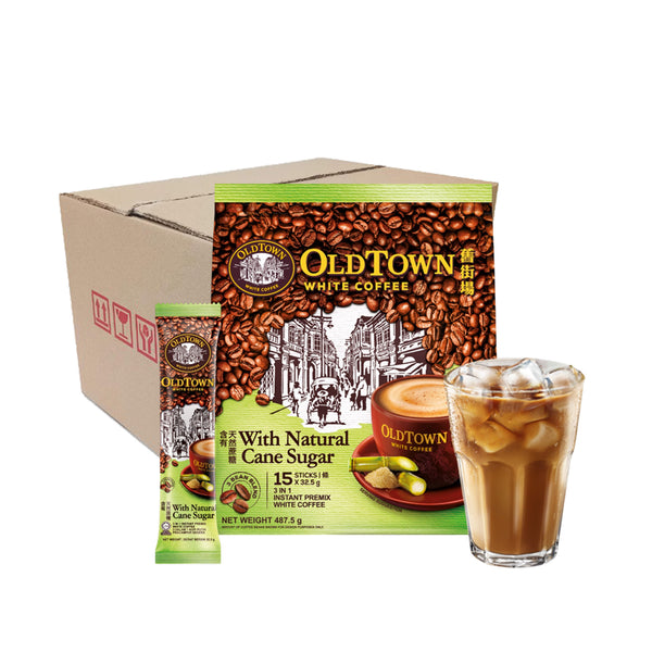 Old Town Cane Sugar Instant 3in1 Premix White Coffee 32.5g x 15 (highest price)