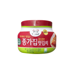 Jongga Mat Cabbage Kimchi (Cut Cabbage Kimchi) 380g
