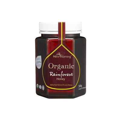 New Morning Raw Unblended Rainforest Honey 500g