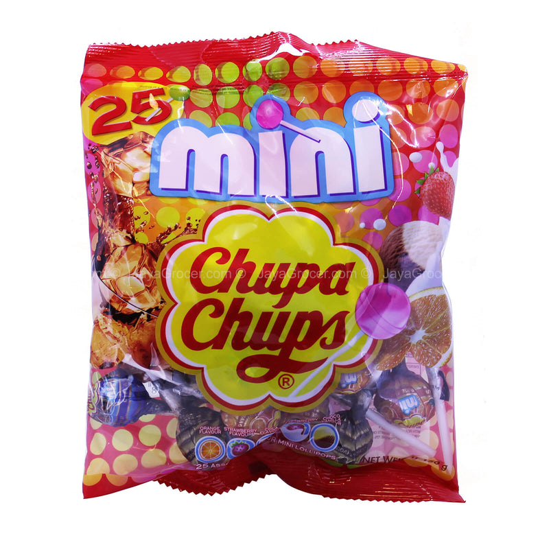 Chupa Chups Mini Lollipops Assorted Flavours 6g x 25