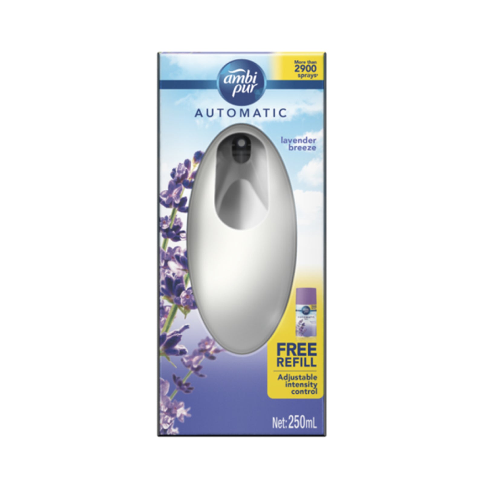 Ambi Pur Automatic Lavender Breeze Spray & Refill 250ml