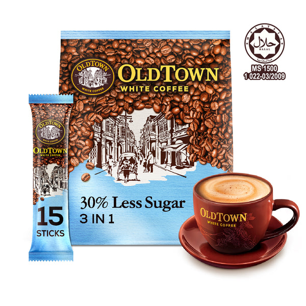 Old Town Less Sugar Instant 3 in 1 Premix White Coffee 31.6g x 15 (highest price)