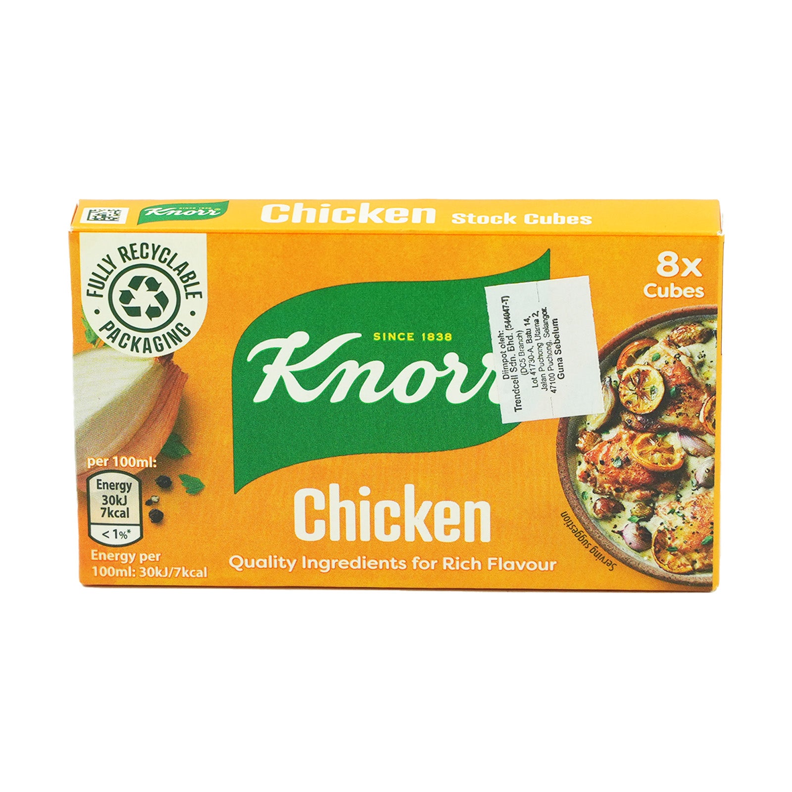 Knorr The Chicken Stock Cubes 80g