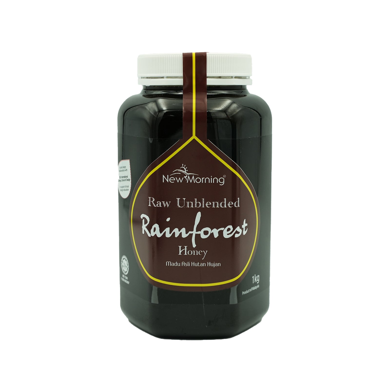 New Morning Raw Unblended Rainforest Honey 1kg