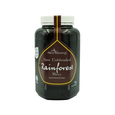 New Morning Raw Unblended Rainforest Honey 1kg