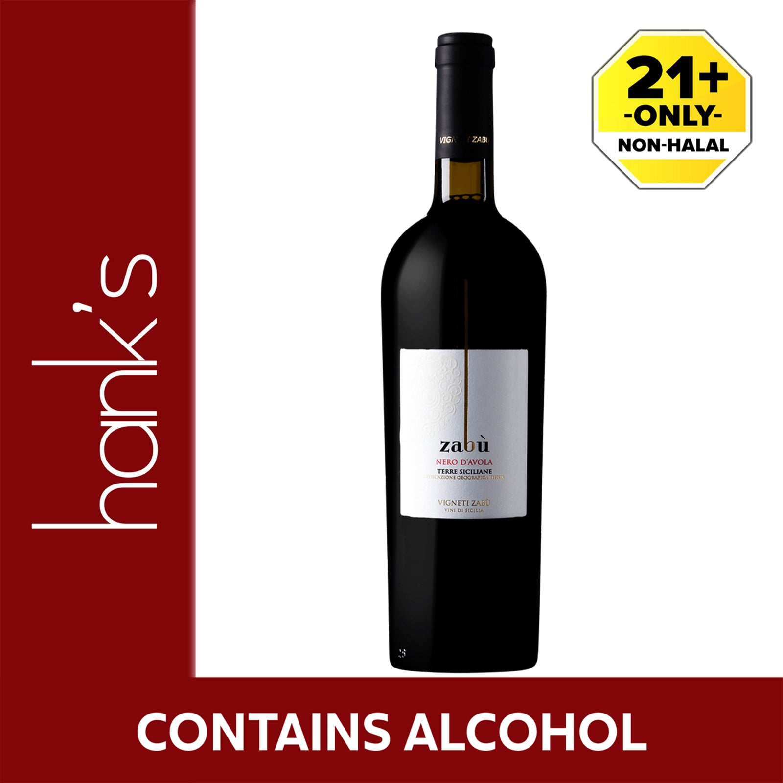 Zabu Nero D Avola Wine 750ml
