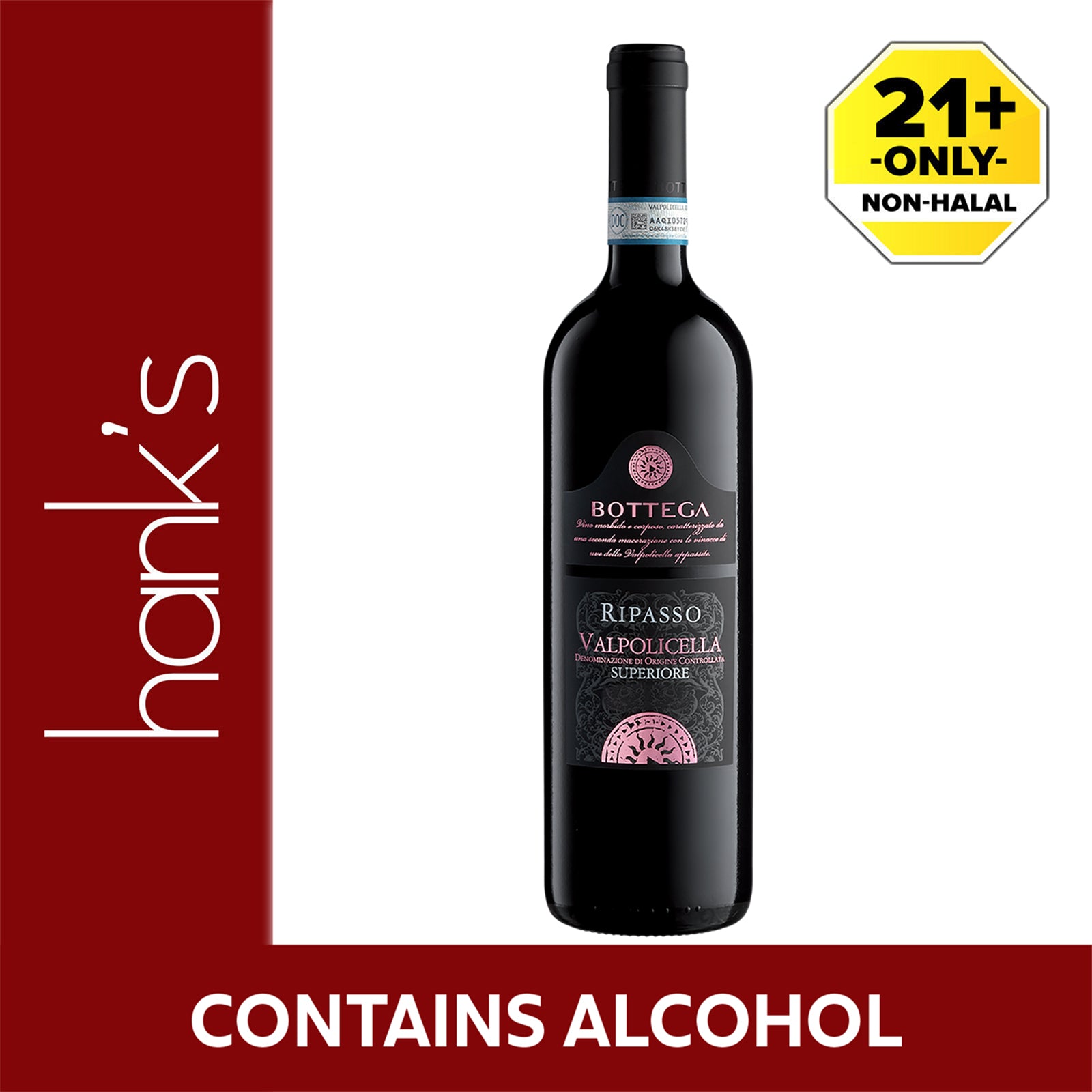 Bottega Ripasso Valpolicella Superiore Wine 750ml